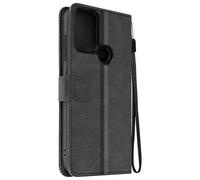 Étui pour Nokia C22 Dragonne Clapet Support Portefeuille Noir