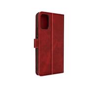 Etui pour Nokia C32 Clapet Portefeuille Support Vidéo Dragonne Rouge