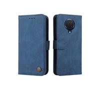 Etui Pour Nokia G10 Housse De Protection Supports De Fente Pour Carte Cuir FOXDOCK Bleu