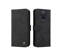 Etui Pour Nokia G10 Housse De Protection Supports De Fente Pour Carte Cuir FOXDOCK Noir