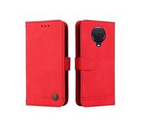 Etui Pour Nokia G10 Housse De Protection Supports De Fente Pour Carte Cuir FOXDOCK Rouge