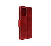 Etui pour Nokia G22 Portefeuille Support Vidéo Série Bara Soft Leather Rouge