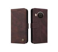 Etui Pour Nokia X10 Cuir Housse De Protection Supports De Fente Pour Carte FOXDOCK Marron