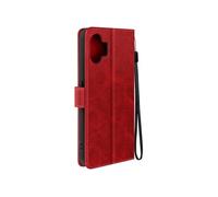 Étui pour Nothing Phone 2 Dragonne Clapet Support Portefeuille Rouge