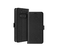 Etui pour Nothing Phone 3a Vintage Clapet Portefeuille Support Noir