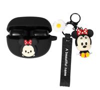 Étui pour nouveaux écouteurs Bose Ultra Open (2024), XMBYGY - Coque de chargement en silicone mignonne et résistante aux chocs avec cordon anti-perte en forme de poupée de dessin animé pour homme et