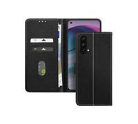 Etui pour Oneplus Nord CE 5G Clapet Portefeuille et Support Vidéo Noir