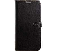 Étui pour Oppo A15 Folio Wallet Fermeture avec Languette Aimantée, Noir
