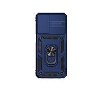 Etui Pour OPPO A16 Anneau Hodler Aimant De Voiture Magnétique Support Bleu