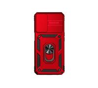 Etui Pour OPPO A16 Anneau Hodler Aimant De Voiture Magnétique Support Rouge