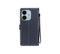 Étui pour Oppo A40 Dragonne Clapet Support Portefeuille Bleu