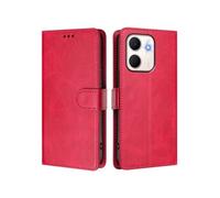 Etui pour OPPO A5X 4G/OPPO A5X 5G RFID Blocking Premium Synthetic en cuir synthétique Case de portefeuille avec couverture de couverture de cartes