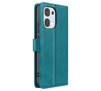 Avizar Étui pour Oppo A6 Pro Folio Classique avec Fonction Support Turquoise