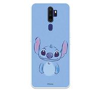 Étui pour Oppo A9 2020 - A5 2020 Officiel de Lilo & Stitch Stitch Bleu pour protéger Votre Mobile. Coque Oppo en Silicone Souple avec Licence Officielle Disney.