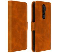 Étui pour Oppo A9 2020 et A5 2020 Housse Porte-carte Stand, Camel