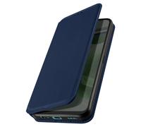 Coque et étui téléphone mobile Avizar Etui pour Oppo A9 2020 Porte-carte Support Vidéo Clapet Magnétique Bleu Nuit