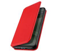 Coque et étui téléphone mobile Avizar Etui pour Oppo A9 2020 Porte-carte Support Vidéo Clapet Magnétique Rouge