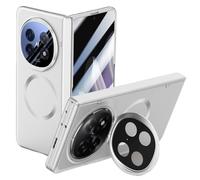 Étui pour Oppo Find N5, Résistant Aux Chocs Et Aux Chutes, Protection De L'objectif Et De La Charnière, Protecteur D'écran Et Support Intégrés (pour Find N5,Argenté)