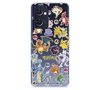 Étui pour OPPO Find X5 Lite Officiel Pokemon, Sticker Poké Ball pour protéger votre téléphone portable Coque OPPO en silicone souple avec licence officielle Pokémon