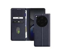 Étui pour Oppo Find X8 Pro Clapet Portefeuille et Support Vidéo Bleu nuit