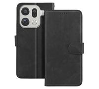Étui pour Oppo Find X9 Pro Folio Classique avec Porte-cartes et Fonction Support Noir