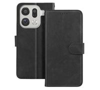 Étui pour Oppo Find X9 Pro Folio Classique avec Porte-cartes et Fonction Support Noir