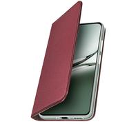 Étui pour Oppo Reno 12F Clapet Porte-carte Fonction Support Bordeaux