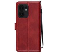 Etui pour Oppo Reno 13 F et 13 FS Dragonne Clapet Support Portefeuille Bordeaux
