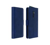 Avizar Housse folio Oppo Reno 2 Éco-cuir Support Porte-carte Bleu nuit