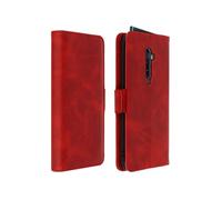Etui pour Oppo Reno 2 Housse Folio Porte-carte Fonction Support Rouge