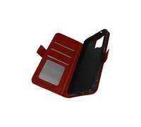 Etui pour Oppo Reno 8 5G Portefeuille Support Vidéo Double Languette Magnétique Rouge