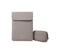 Étui pour ordinateur portable 13,3" / Sacoche pour ordinateur / Macbook - Cuir - Couleur au choix_Kaki/348_Cadeau surprise