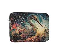Étui pour ordinateur portable 15" Motif tête de grue fluide Accessoire indispensable pour les trajets et le bureau