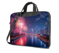 Étui pour ordinateur portable 16 pouces City Lights And Fireworks Celebration Sac pour ordinateur portable 16 pouces Sac à dos pour ordinateur portable, couleur, 29x40cm