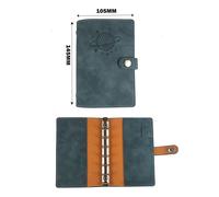 Étui Pour Ordinateur Portable A7,Couverture De Livre À Main,Livre De Poche,Carnets Et Journaux,Classeur Projecteur,Couverture De Journal En Cuir,Licence -A7-Planet-Bleu