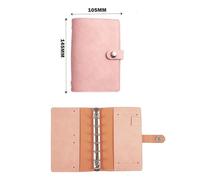 Étui Pour Ordinateur Portable A7,Couverture De Livre À Main,Livre De Poche,Carnets Et Journaux,Classeur Projecteur,Couverture De Journal En Cuir,Licence -A7-Rose