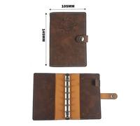 Étui Pour Ordinateur Portable A7,Couverture De Livre À Main,Livre De Poche,Carnets Et Journaux,Classeur Projecteur,Couverture De Journal En Cuir,Licence -A7-Planet-Coffe