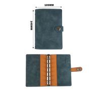 Étui Pour Ordinateur Portable A7,Couverture De Livre À Main,Livre De Poche,Carnets Et Journaux,Classeur Projecteur,Couverture De Journal En Cuir,Licence -A7-Bleu