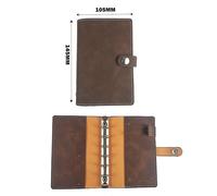 Étui Pour Ordinateur Portable A7,Couverture De Livre À Main,Livre De Poche,Carnets Et Journaux,Classeur Projecteur,Couverture De Journal En Cuir,Licence -A7-Coffe
