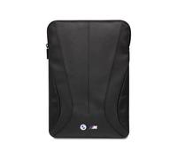 Étui pour ordinateur portable BMW 16", Noir - Carbone & Perforé