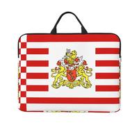 Étui pour ordinateur portable Drapeau du Sénat de Brême (41,9 x 31 cm), adapté pour les voyages quotidiens, le tourisme, les voyages d'affaires, les déplacements, etc.
