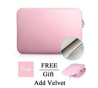 Étui Pour Ordinateur Portable Et Tablette, Housse Pour Macbook Matebook Retina , Xiaomi Huawei Hp Dell - For Modèle A1286 - Rose Ajouter Du Velours