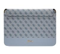Étui pour ordinateur portable Guess 4G Stripe Metal Logo bleu 14 pouces