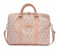 Étui pour ordinateur portable Guess G Cube à rayures roses 16 pouces