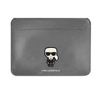Étui pour ordinateur portable - KARL LAGERFELD - Ikonik Sleeve - Saffiano - 13""/14"" - Noir