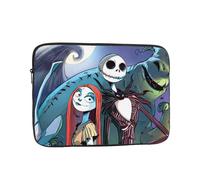 Étui pour ordinateur portable L'Étrange Noël de Monsieur Jack, étui de protection antichoc avec poche pour accessoires, housse de transport type