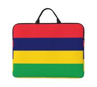 Étui pour ordinateur portable motif drapeau de l'île Maurice (41,9 x 31 cm), adapté pour les voyages quotidiens, le tourisme, les voyages d'affaires, les déplacements, etc.