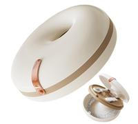 Étui pour orthodontie - Étui pour protège-dents | Boîte de support pour rétenteurs orthodontiques, étui de rangement portable orthodontique, étui de protection buccal, Couleur crème, Consulte la