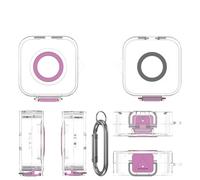 Étui pour Oura Ring Gen4, étui de Protection pour Chargeur Intelligent, étui Portable Antichoc et Anti-poussière (Violet)