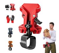 Étui pour outil électrique portable autobloquant, ABS et acier, verrouillage de sécurité automatique, système de clip de taille pour perceuse électrique, clé à molette, outils pneumatiques (rouge, 1#)